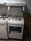 NEW WORLD NW55THLG 55cm Eye Level Freestanding White Gas Cooker High Grill