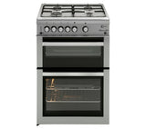 FLAVEL ML61NDSP Gas Cooker - Silver 60cm Freestanding