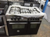 BERTAZZONI MASTER SERIES AD90 5 MFE - 90cm Dual Fuel Range Cooker - MATT BLACK
