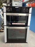 Belling Bi90mf Double Oven W60cm L90cm fan Assisted Black Stainless