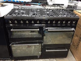SMEG SYD4110BL - 110cm Dual Fuel Range Cooker – Black & Stainless Steel