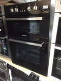 Hotpoint DCL 08 CB Signature Double Electric Oven, Black Glass