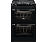 Zanussi ZCG63040BA 60cm Double Oven Gas Cooker