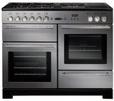 RANGEMASTER Platinum 110 Dual Fuel Range Cooker - Stainless Steel & Chrome