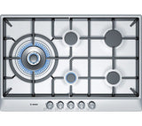 BOSCH PCS815B90E Gas Hob - Brushed Steel