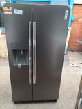 DAEWOO DRQ29NPES American-Style Fridge Freezer Silver