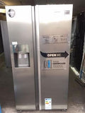 SAMSUNG Food ShowCase RH56J6917SL American-Style Fridge Freezer - Steel