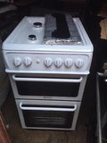 HOTPOINT HAG51P Gas Cooker - White