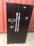 CDA PC70BL Black American Style American Fridge Freezer With Homebar