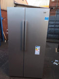 BEKO RAS121LS American-Style Fridge Freezer - Silver