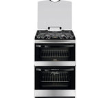 ZANUSSI ZCK68300X 60cm Dual Fuel Cooker - Stainless Steel