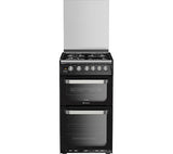HOTPOINT HUG52K 50cm Gas Cooker - Black