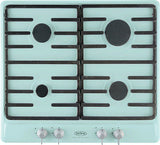 Belling SCGHU60GC - 60cm Gas Hob - Pastel Green [444442664] :: Sebastian Conran Collection