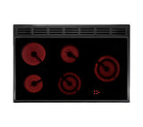 RANGEMASTER Classic 90cm Electric Ceramic Range Cooker - Black & Chrome