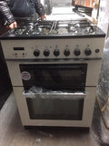 BAUMATIC BCG625IV Gas Cooker - Ivory 60cm LPG Convertible