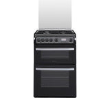 HOTPOINT DSG60K 60cm Gas Cooker -  Black