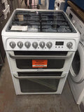 Hotpoint HUD61PS 60cm Dual Fuel Cooker - White