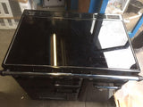RANGEMASTER Classic 90cm Electric Ceramic Range Cooker - Black & Chrome