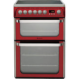 Hotpoint Ultima DUE61R 60cm Cooker - Red