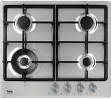 BEKO HCMW64225SX Gas Hob - Stainless Steel