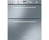 SMEG DUSF44X Electric Built-Under Double Oven - Stainless Steel