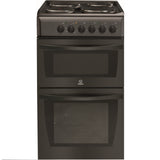 Indesit KD3E1AIR 50cm Electric Cooker With Seperate Grill in Black