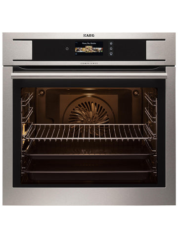 AEG BP831660KM Electric Single Multifunction Oven, Stainless Steel wh