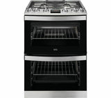 AEG CGB6130ACM 60cm Gas Cooker – Stainless Steel & Black