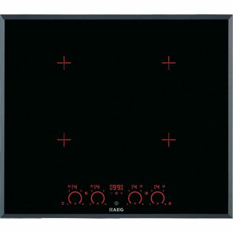 AEG HK674400FB 60cm Black Integrated Touch Control Induction Hob