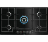 AEG HKB95540NB Gas on Glass 5 Burner Gas Hob 90CM