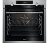 AEG BCS552020M - 60cm Electric Single Oven - Stainless Steel