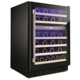 Amica AWC600BL 46 Bottle 60cm Freestanding Wine Cooler - Black