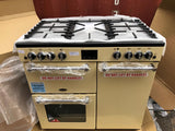 BELLING Kensington 90G Gas Range Cooker Cream 444444049 LPG Convertible