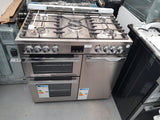 BELLING Gourmet 90G Professional Gas Range Cooker - Stainless Steel