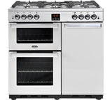 BELLING Gourmet 90G Professional Gas Range Cooker - Stainless Steel