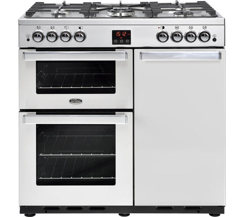 BELLING Gourmet 90G Professional Gas Range Cooker - Stainless Steel
