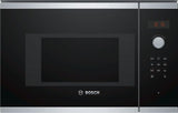 BOSCH BFL523MS0B - 38cm Built-in Solo Microwave - Black/ Silver