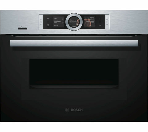 BOSCH Serie 8 CMG676BS6B - 45cm Combination Microwave - Stainless Steel