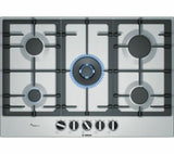 BOSCH PCQ7A5B90 Gas Hob - Stainless Steel LPG Convertible