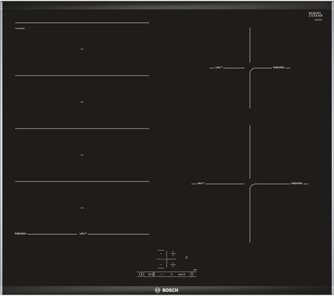 BOSCH Serie 4 PXE675BB1E - Electric Induction Hob - Black