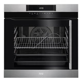 AEG BPK744L21M - 60cm Electric Single Oven Side Opening - Stainless Steel