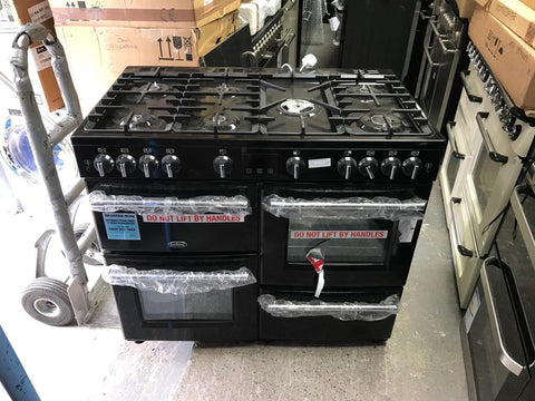 Belling Farmhouse 100G 100cm Gas Black Range Cooker 444444139