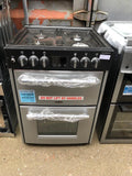 Belling Farmhouse 60DF - 60cm Dual Fuel Cooker - Silver [444410790]