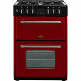 Belling Farmhouse 60DF - 60cm Dual Fuel Cooker - Hot Jalapeno (Red) [444444715]