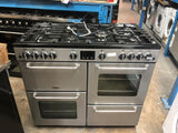 Belling Sandringham 100GT - 100cm Gas Range Cooker - Silver [44444120]