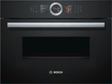 Bosch CMG656BB1B Built-in Compact Oven With Microwave Black