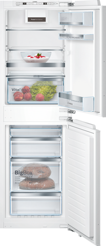Bosch KIN85AFE0G Built in fridge freezer with freezer at bottom Safeer Appliances Ltd