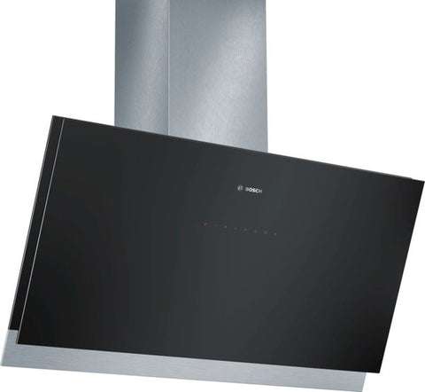 Bosch DWK098G61B 90cm Wide Angled Cooker Hood Stainless Steel And