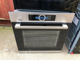 Bosch HBG6764S6B Serie 8 Built In 60cm Electric Single Oven - Brushed Steel