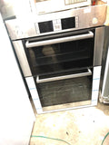 Bosch Logixx HBM56B551B Built-In Double Electric Oven, Brushed Steel